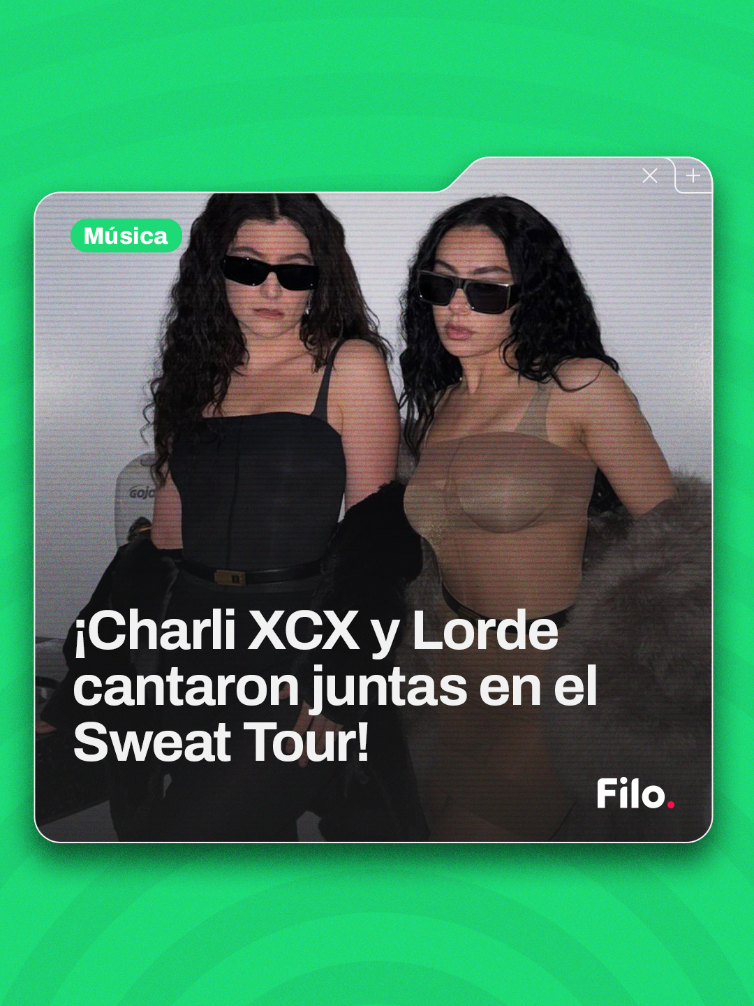 ⚡️😱 ¡@charlixcx y Lorde juntas en escena! 😱⚡️ 🎶💥 El Madison Square Garden fue testigo de un crossover único, cuando Charli XCX sorprendió a su público de #NuevaYork al recibir como invitada especial a la mismísima Lorde.   🔥 Las artistas interpretaron por primera vez en vivo su canción 