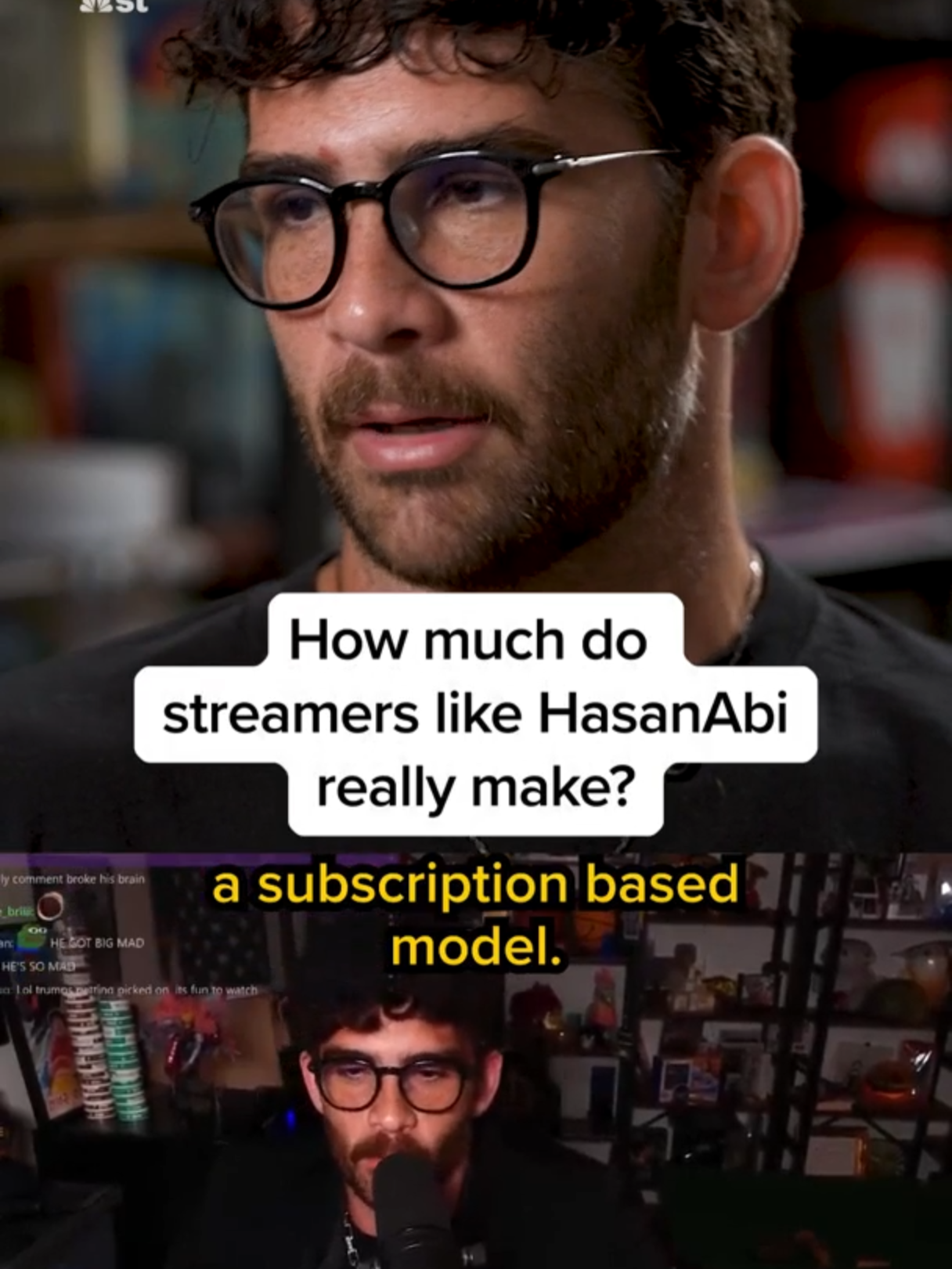 #HasanAbi breaks down the revenue model for his #Twitch streams and why he believes the subscription model is best for him.