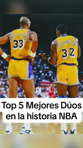 Top 5 mejores Duos en la historia del Baloncesto. #deportes #baloncesto #basketball #NBA #top5 