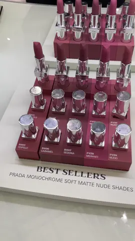 @PradaBeauty serves so we can eat #Prada #PradaBeauty #PradaFragrance #PradaMakeup #MakeupHaul #MakeupRoutine #pradalipstick 