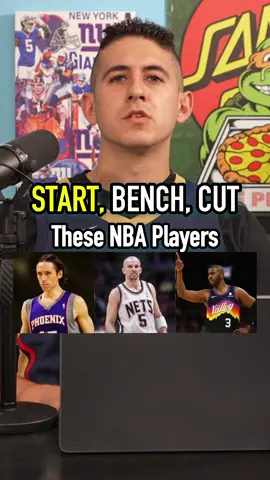 START, BENCH, CUT These Players Based On ALL TIME Resume! Do You Agree? #fyp #basketball #NBA #game #stevenash #jasonkidd #cp3