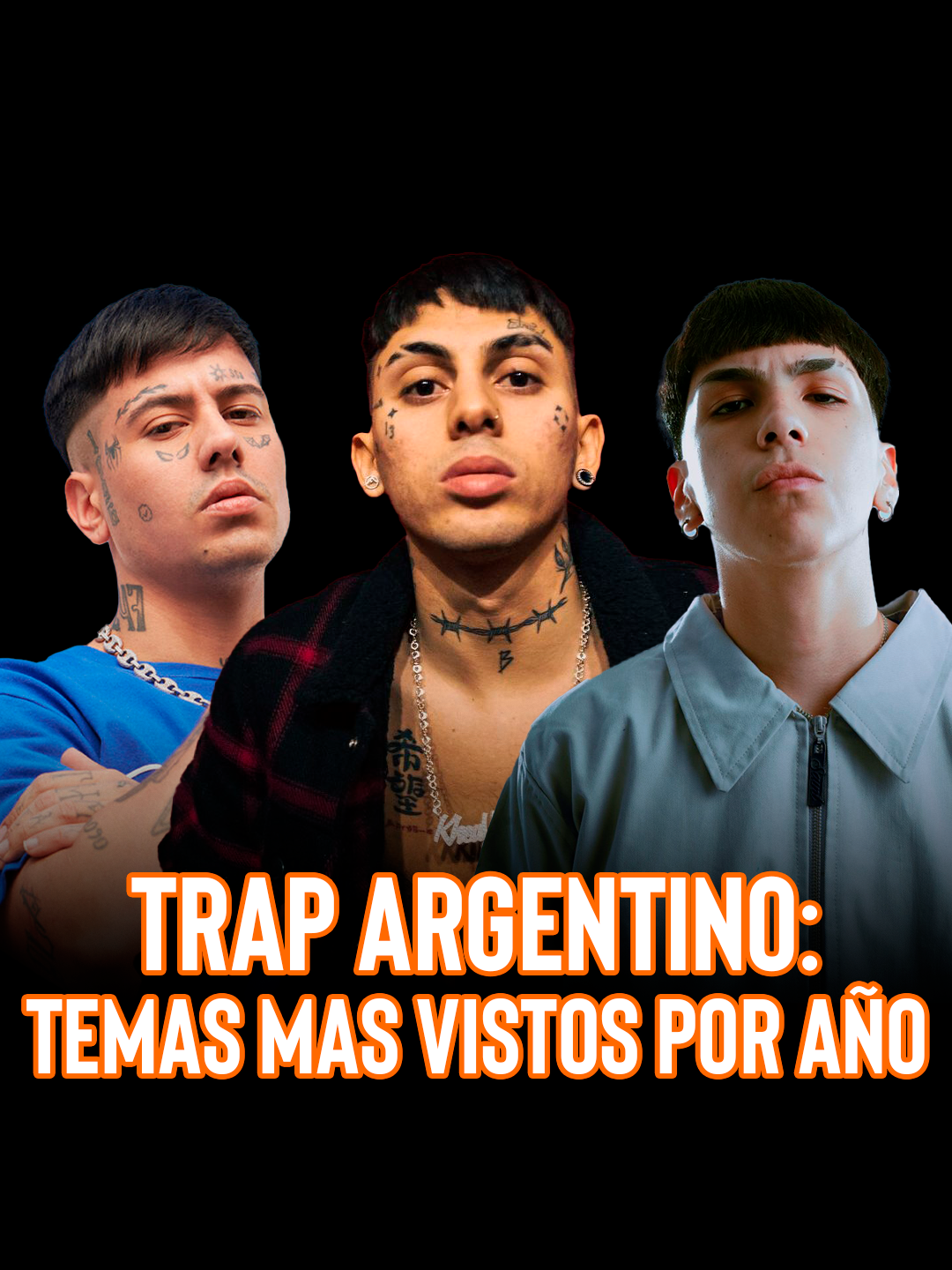 TEMAS DE TRAP ARGENTINO MÁS VISTOS POR AÑO #InfoMusic