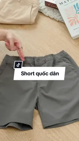 Quần short xám đậm quốc dân, về full size anh em nên tranh thủ chốt đơn liền tay #feaer #quanshortnam #xuhuong 