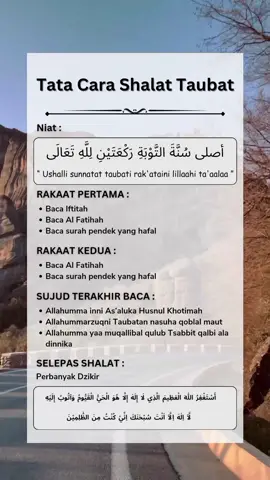 Tata Cara Shalat Taubat 