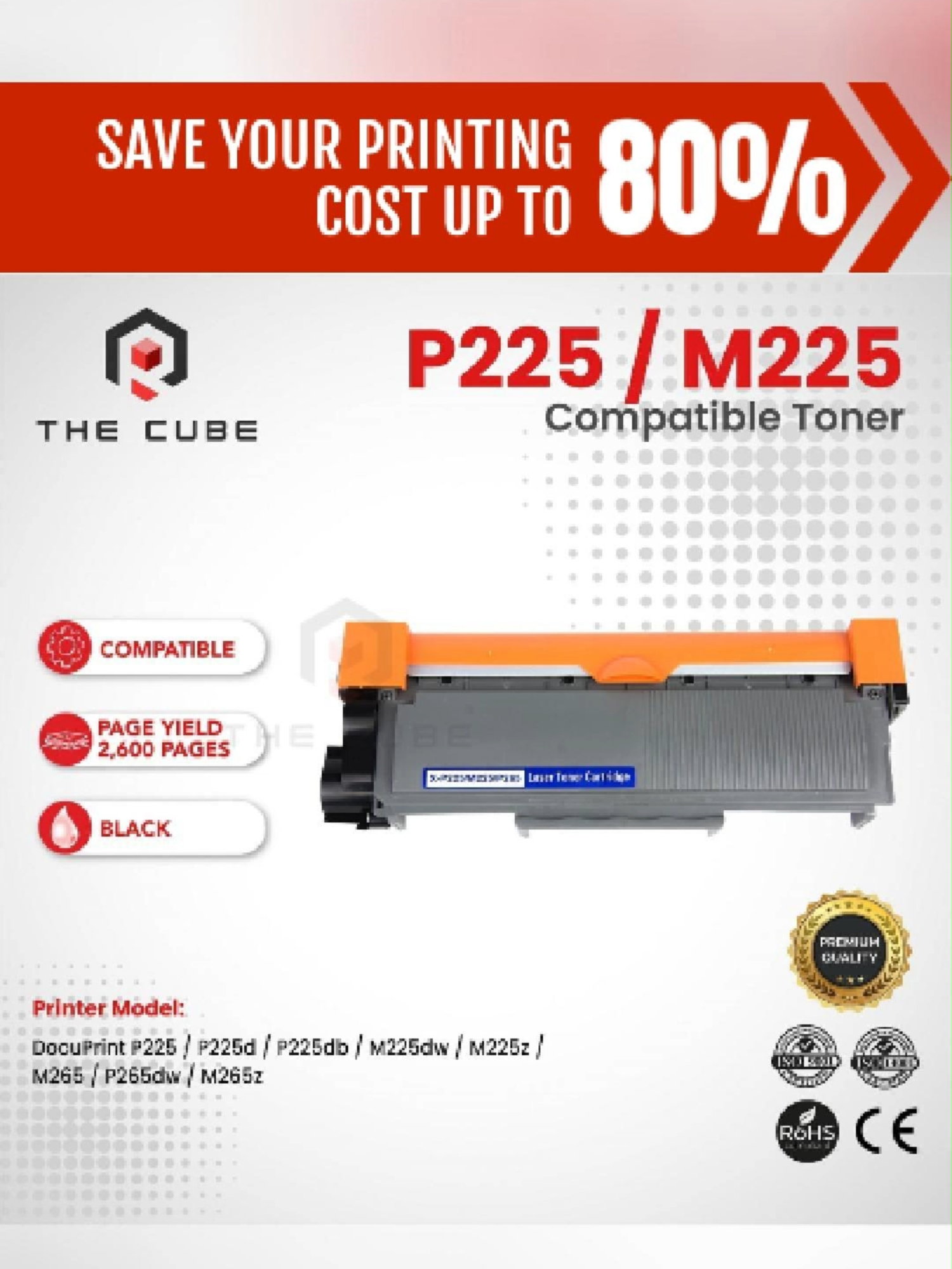 PREMIUM PLUS COMPATIBLE FUJI XEROX P225 M225 TONER CARTRIDGE #xeroxtoner #p225 #m225 #printertoner #lasertoner #compatibletoner #viraltiktok #fyp #trendingvideo