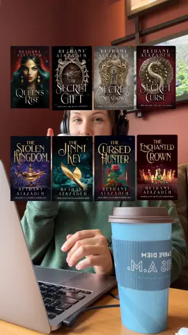 Read here ⬇️ The Queen’s Rise contains three full length YA Fantasy novels, two exclusive bonus scenes, character art, a map, a reading playlist, and more in one gorgeous hardcover omnibus.  👉🏻 ABOUT THE BOOK: What if the evil queen in your favorite fairy tale wasn’t born wicked? Jezebel is just an innocent girl harboring a dangerous shape-shifting ability. If anyone discovers her secret, they’ll sever her gift… and a severance always ends in death. But when a portal to the human world offers the perfect opportunity to slip away unseen, she seizes her chance to explore her power. Until someone sees. Someone Jezebel thought she could trust. Exploiting her power for his own gain, small demands turn into ruthless blackmail until Jezebel’s caught between two impossible choices: keeping her freedom or her innocence. In a gripping tale of discovering magical abilities and betrayal, The Queen’s Rise brings a captivating twist to classic fairy tales like Snow White, Sleeping Beauty, and Beauty and the Beast… showing how even the darkest queens aren’t the villains in their own story. WHAT YOU CAN EXPECT: 📚Ya Fantasy 📚No spice romance 📚 Enemies to Lovers vibes  📚Villain origin story 📚Girl saves herself  📚Shape-shifting  📚Castle lockdown  📚Jinni court politics/intrigue 📚Falling for a prince 📚Discovering another magical ability 📚 and an ending you’ll never see coming… 👉🏻This Collector’s Edition is a 512 page hardcover that includes: ❤️ 3 full fantasy novels ❤️ 2 exclusive bonus scenes  ❤️ the book’s playlist with 50+ songs (over 3 hours) ❤️ a character art illustration ❤️ and an illustrated map Release date: October 1, 2024 🔗 in b!0 // available on all retailers #favoritereads #enemiestoloversbooks #yafantasybooks #nospicebooks #enemiestoloversbooks #thequeensrise #bethanyatazadeh  