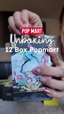 Unboxing 12 box popmart!! Wkwkwkk #unboxingpopmart #unboxing #popmart #usa #samasamaketawa 