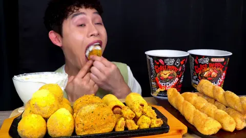 Sweet Cheese Ball Menbosha Corn Dog Ghost Pepper MukBang! #asmr #asmrvideo #mukbang #bonggil #mukbangbonggil #asmrsegments #food #asmrfood #foodblogger #koreanfood #foodchallenge #eatwithbonggil #tiktokfood #foodvideo #foryou #fyp #foryoupage #fypシ゚viral #explore #yummy 