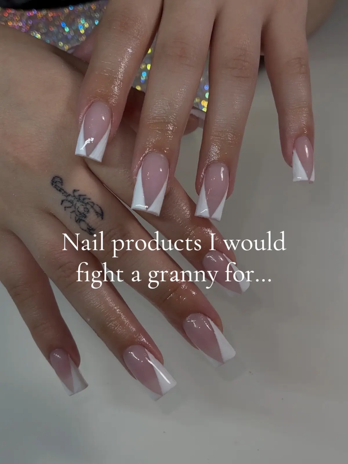 & jk i would never fight a granny😭 follow for more #nails #nailtech #beginnernailtech #nailmusthaves #acrylicnails #nailinspo 