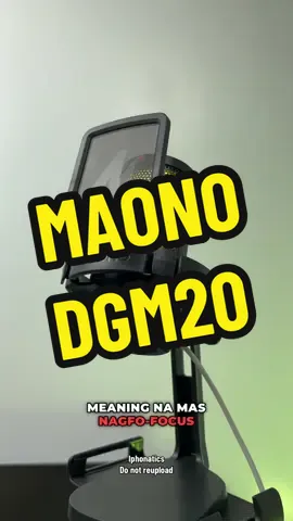 Finally meron na akong #maono #dgm20 #maonodgm20 for my video content #wirelessmic #condensermicrophone 