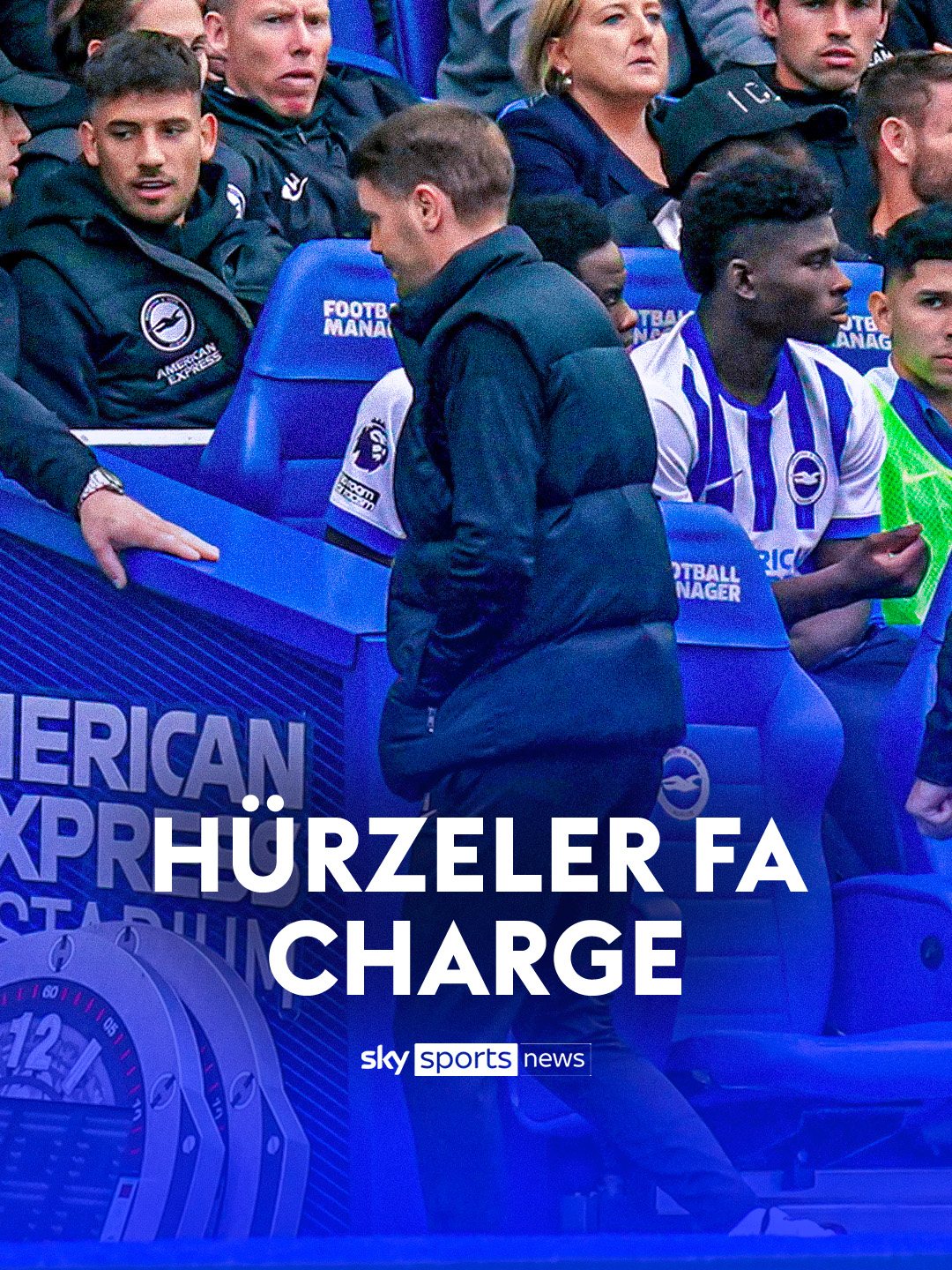 Fabian Hürzeler confirms his FA charge was for encroachment and that he will be on the touchline against Chelsea on Saturday 🔵⚪️ #brightonandhovealbion #redcard #footballtiktok #PremierLeague #skysports
