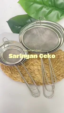 Saringan stainless steel berbagai macam ukuran buruan co #saringanminyak #saringanminyakstainless #saringanminyakgoreng #saringantepung #racuntiktok 