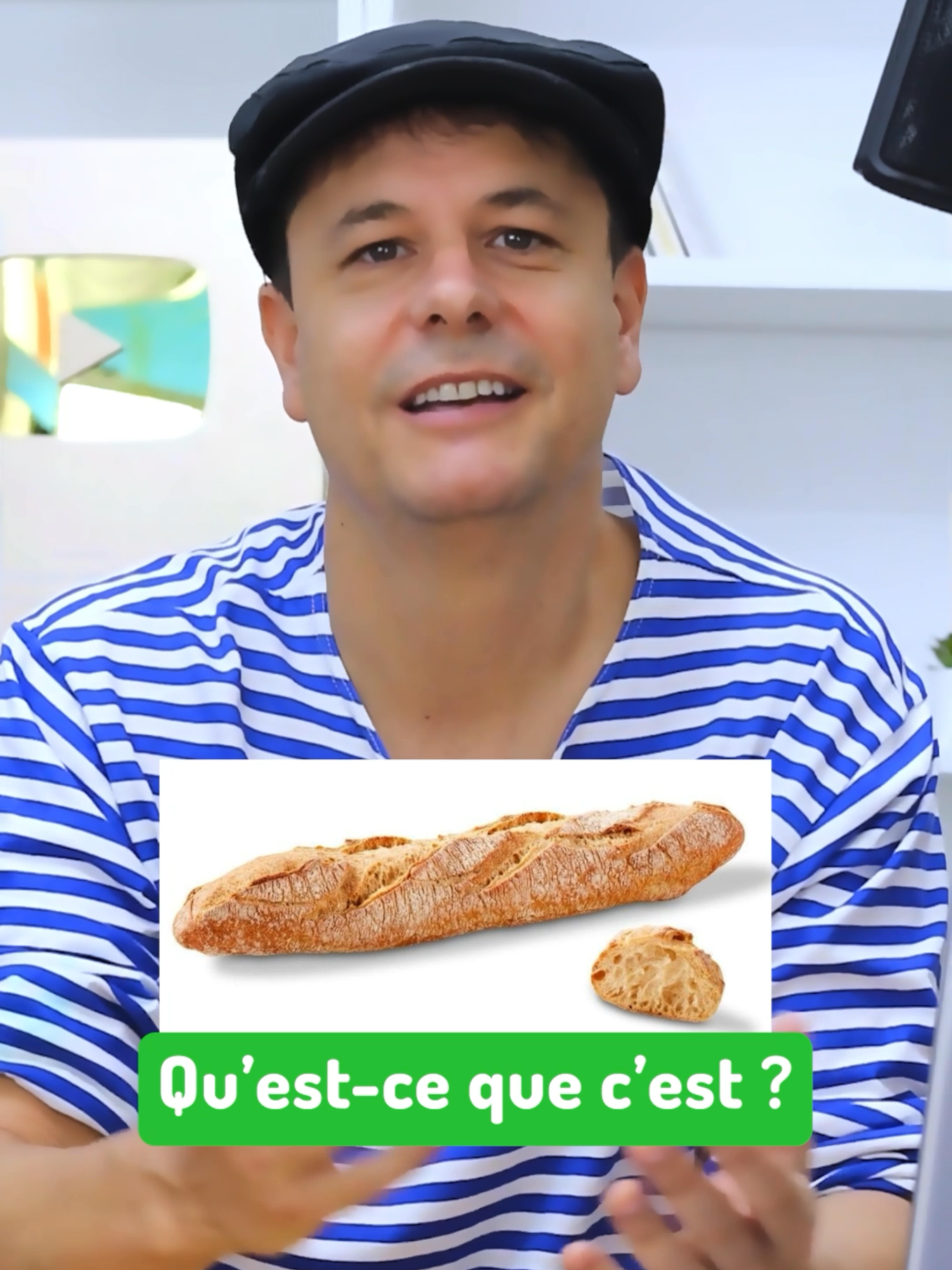 Tu aimes les baguettes françaises ? 😋 #francaisavecpierre #francais #learnfrench #vocabulaire #france