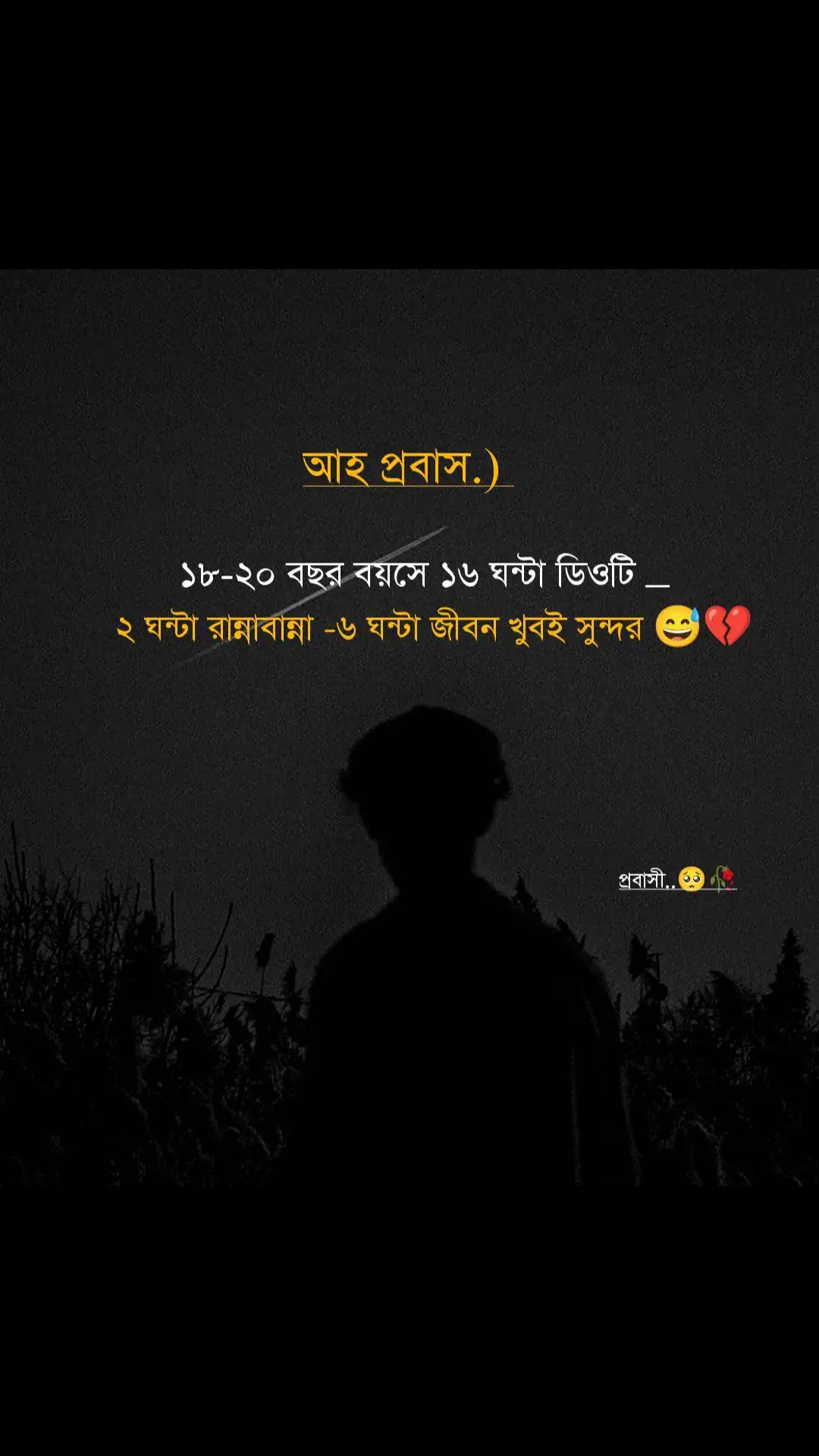 আহ প্রবাস জীবন খুবই সুন্দর কাটতেছে.! 😅💔 #foryou #foryourpage #viral #video #tranding #status #fyp #abu_bakar_10 #fyp #plzviwes #bangladesh🇧🇩 #unfrezzmyaccount @For You @Tiktok Bangladesh 