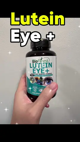 Biofinest Lutein Eye + #lutein #eyecare #eyehealth  