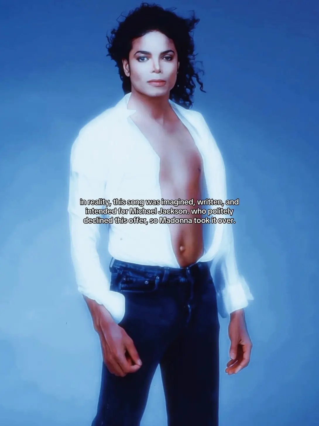 #thekingofpop__ ꫂৎ  — any song suits him. but glad he refused, and I understand why he did it, the style of the music has nothing to do with his style. but it's still a banger (especially with his voice!!):3 #michaeljackson #mj #mjforever #kingofpop #trending #blowup #growmyaccount #viral #song #mjsongs #madonna #laislabonita #ai #michaeljacksonfan #moonwalkers 