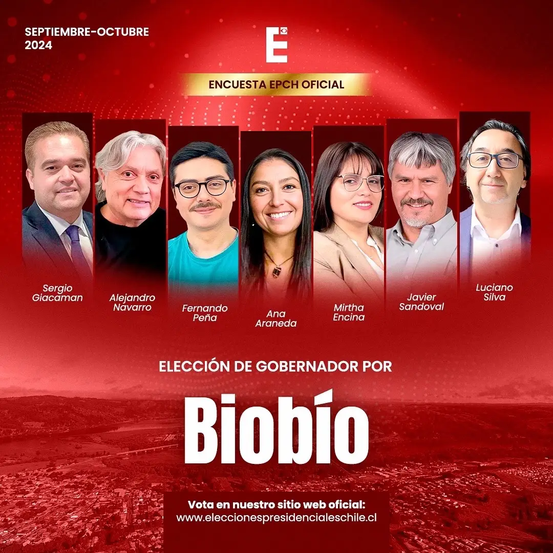 ✅VOTA por tu candidato favorito en el SITIO WEB oficial de EPCH, enlace en nuestro perfil🔗 #chile #politicachilena #gobernador #biobío 