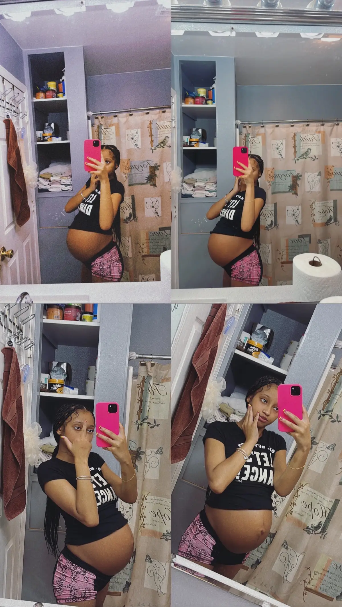 None big ass a hippo😭😞 #pregnanttiktok  #viral  #teamwork  #10monthspregnant  #trending  #fyp 