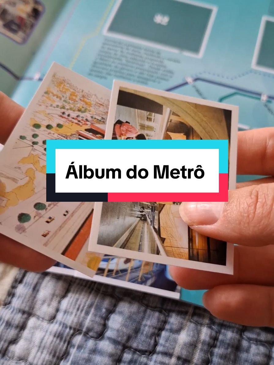 Um pouco do Álbum de figurinhas em comemoração aos 50 anos de operação do Metro de São Paulo @Metrô de São Paulo  #álbumdefigurinhas #metrosp #panini  #CapCut 