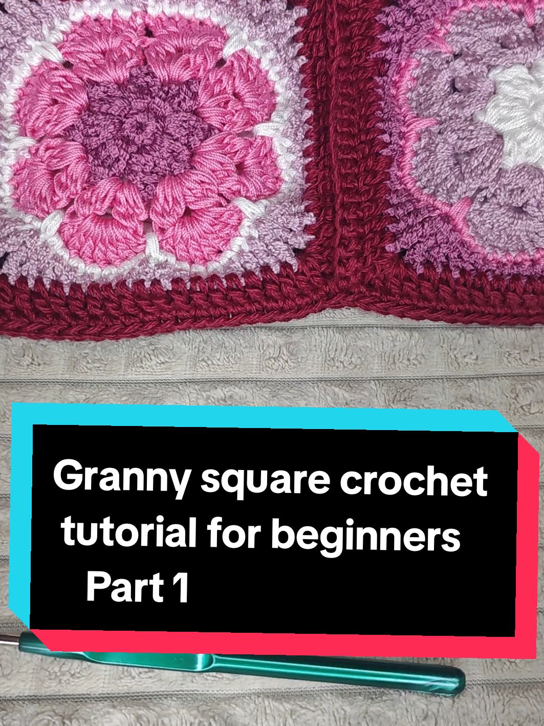 Want to see part 2?#crochetforbeginners #beginnercrochet #grannysquare #easytutorial #howtocrochet #crochettiktok 