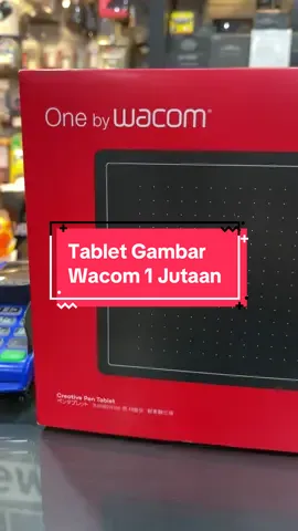 Buat kalian yang suka banget ngegambar atau design cocok nih alatnya  #wacomindonesia #wacom #drawingtablet 