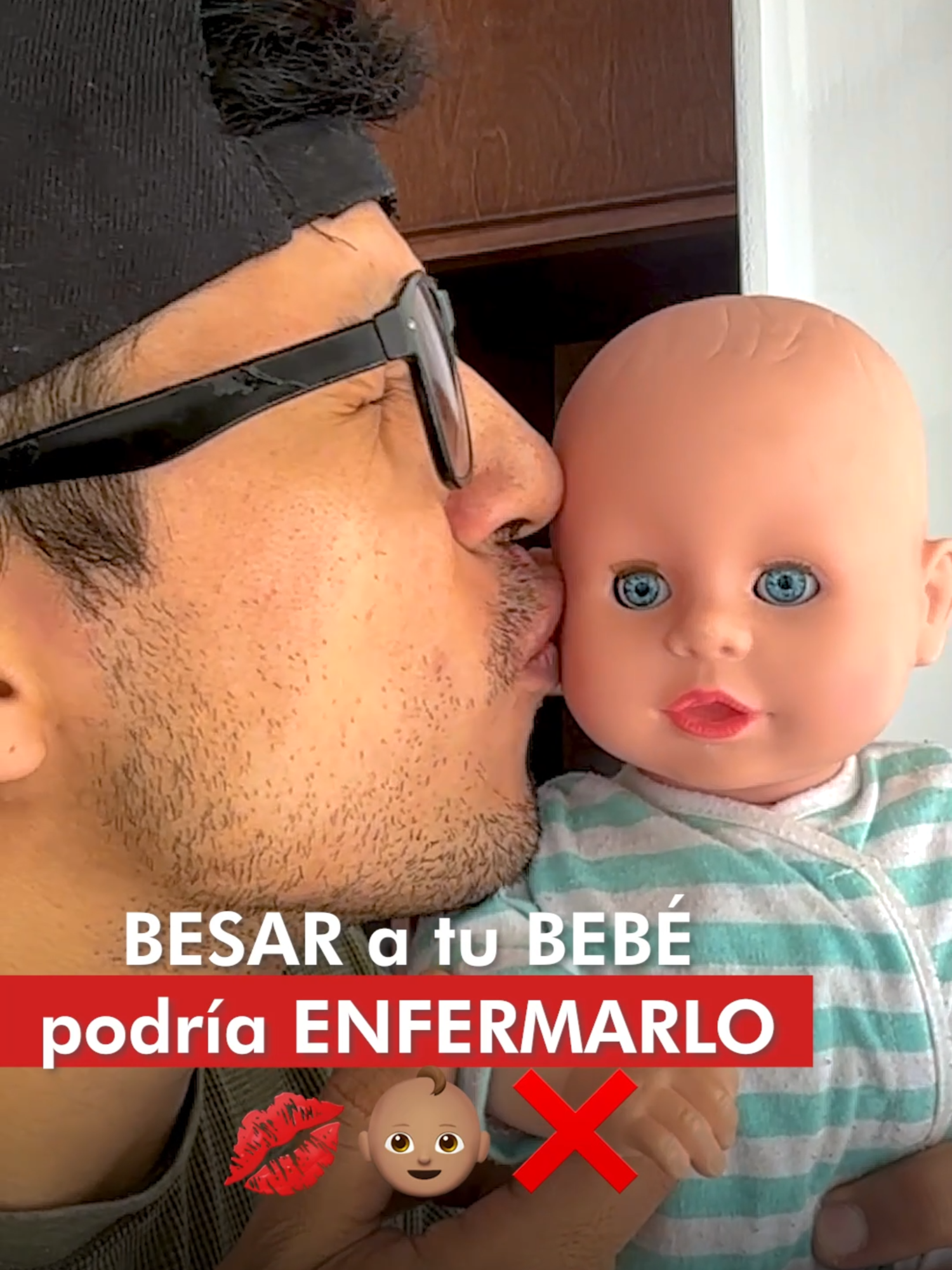 Por esto nunca debes besar a un bebé 👶 @paramedicocarlosguerrero