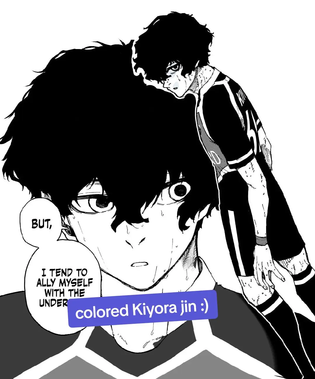 colored kiyora >>> #manga #anime #animebluelock #bluelock #edit #editmanga #fyp #fypシ゚ #foryourpage #art #foryou #on #isagiyoichi #kiyorajin #rek