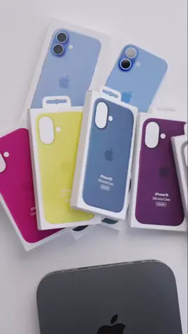 Silicon cases for iPhone 16