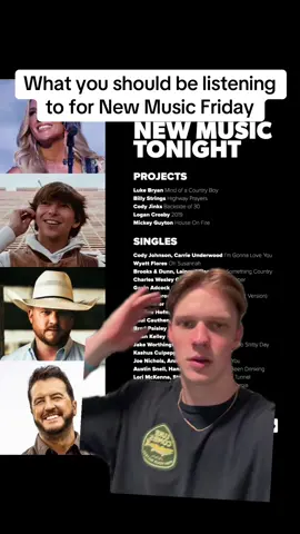 A guide to New Music Friday - September 27th #country #newmusicfriday #codyjohnson #wyattflores 