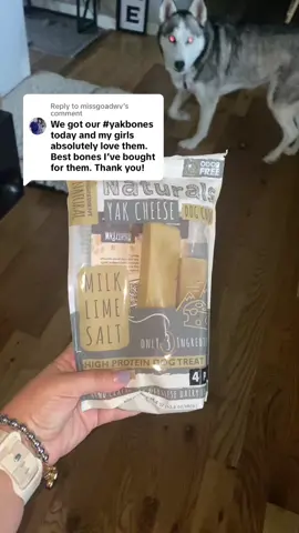 Replying to @missgoadwv thanks again to @Mighty Paw for these yak chews! 