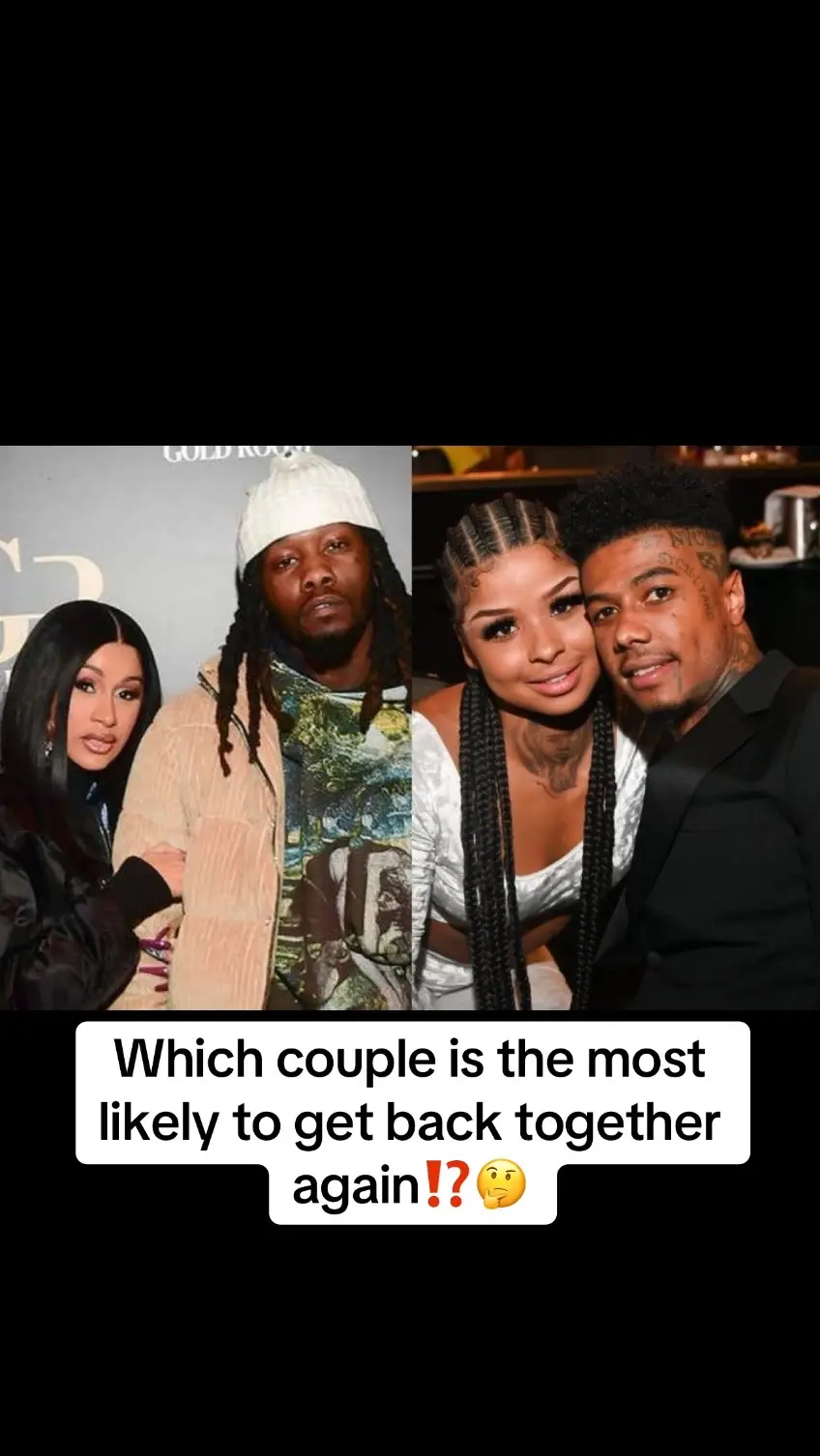 Which couple is the most likely to get back together again⁉️🤔