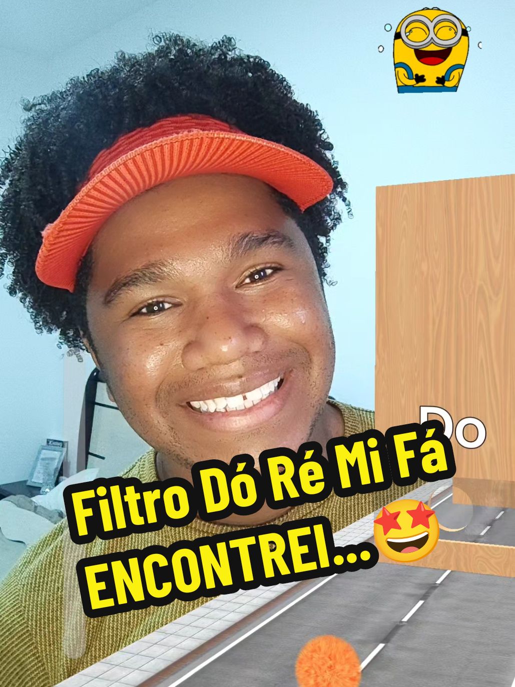 O FINAL😱 Quase desmaiei sem ar e sem fôlego mas consegui fazer a trend dó ré mi fá😂🤣LOL #musica #cantante #efeito #filtro #humor @Cleber Gonçalves 