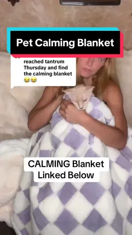 Replying to @Cricket my #blindcat throws daily tantrums.  This #petblanket has helped! #cats #catsoftiktok #cataccessories #blindcat #catproblems #lesure #tiktokshopblackfriday #tiktokshopcybermonday #tiktokshopholidayhaul #tiktokshopholidaydeals #falldealsforyou @LESURE.US.Shop #PetsOfTikTok 