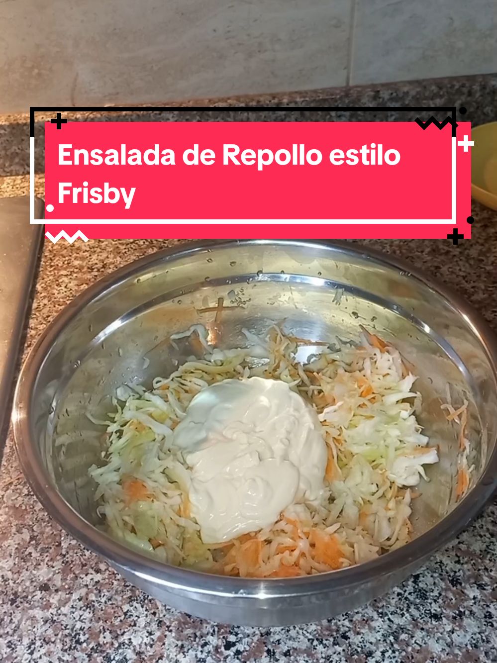 Ensalada de repollo estilo Frisby  #colombia🇨🇴 #parati #recetas #ensalada #jueves #almuerzo #vegetales #viraltiktok #ensaladafrisby 