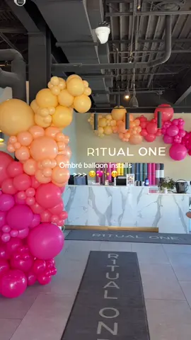 A little ombre balloon garland in Dallas TX for @beautybio ✨🤭😌 #betterwithbashify #balloongarland #ombreballoon #ombreballoongarland #ballooninstallation #ballooninstall #dallasballoons #dallasballooninstall #dallasparty 