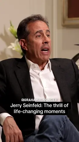 Jerry Seinfeld on the thrill of knowing the next 90 seconds could redefine your entire life. #seinfeld #lifechanging 