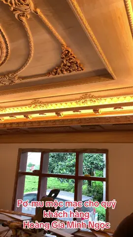 Chất liệu gỗ pơmu mẫu trần Tân Cổ Điển cho quý khách hàng giá cực kì hợp lý cho quý anh chị#mater2024bytiktok🔥 #nội_thất_châu_âu_hoanggiaminhngoc #pomu #minhngoc999 