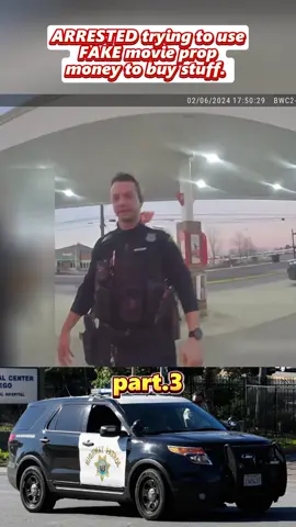 ARRESTED trying to use FAKE movie prop money to buy stuff