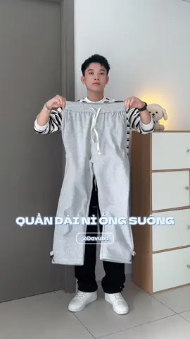 Quần dài nỉ tăm ống suông DAVUBA 👏👏👏 #outfits #goclamdep #quandaiongsuong #quandaiongrong #davuba #bứtphá #saleluongvetiktok #phamtanloc #iamloc1108 