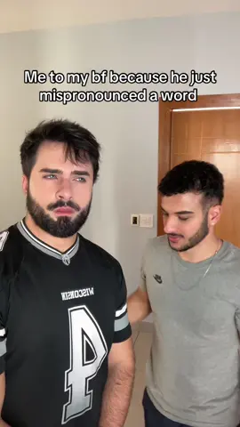 gay boyfriend mispronounced a word #gay #lgbtq #gayboy #fy