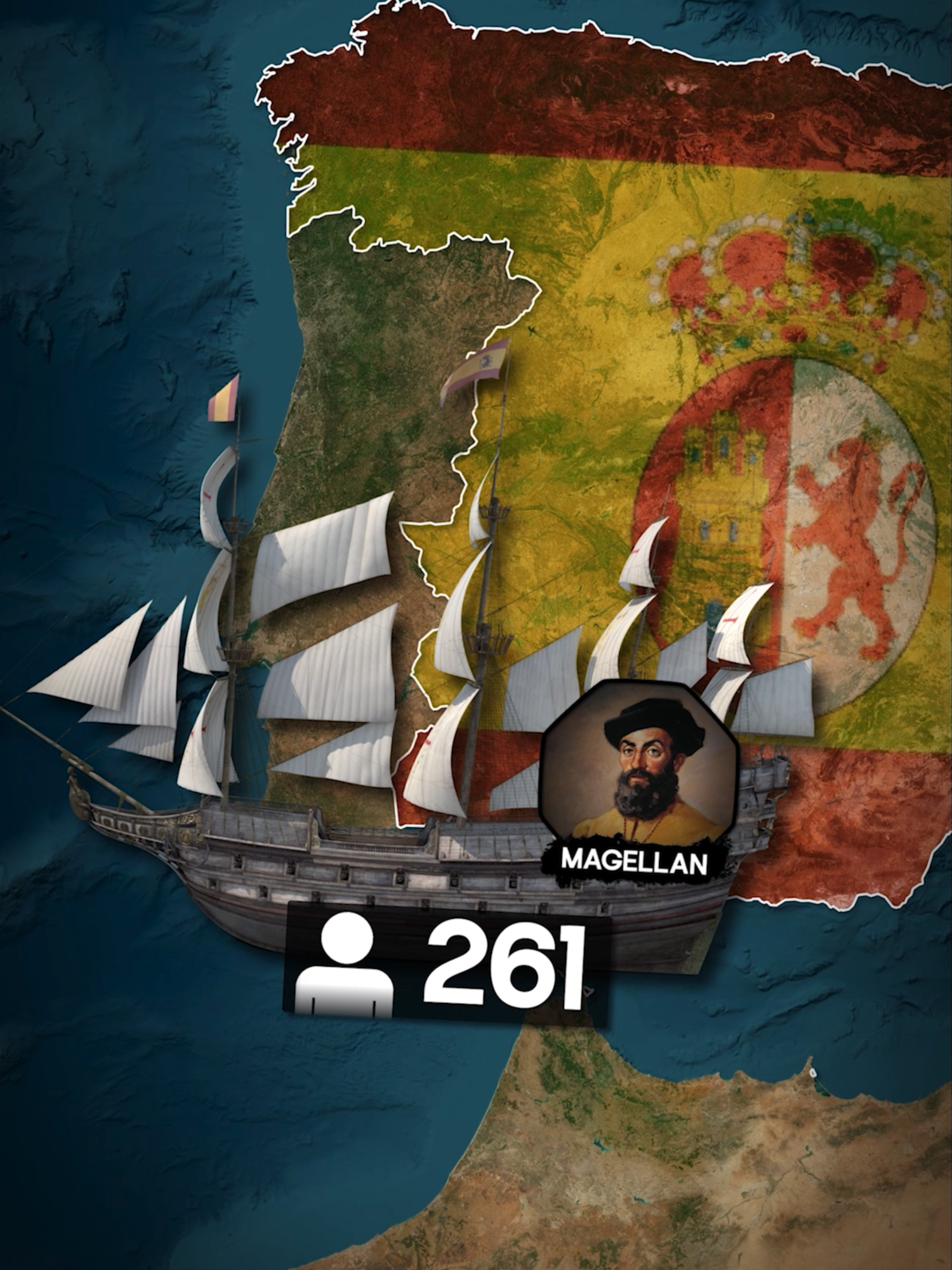 How did Magellan Circumnavigate the Globe? #magellan #geography #history #map #power #facts #populated #mapping #america #unitedstates #usa #philippines #spain #portugal