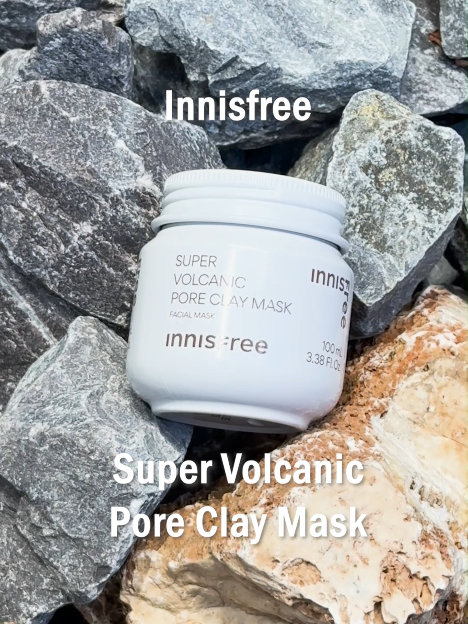 Introducing our  Innisfree Super Volcanic Pore Clay Mask🤎 It's a 10 minute facial in a jar!! #claymask #claymaskviral #mask #pores #poreclaymask #porevacuum #porestrip #volcanic #feeltheluxuriousglide #volcanicclaymask #innisfreeclaymask #supervolcanicporeclaymask #skincare #koreanskincareproducts #kbeautyskincare #koreanskincareroutine #skincarerecommendations #wonyoung #wonyoungism #innisfree #이니스프리