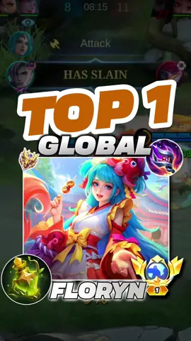 85% WINRATE Top 1 Global FLORYN Build S33! Mobile Legends #mobilelegends #mlbb 