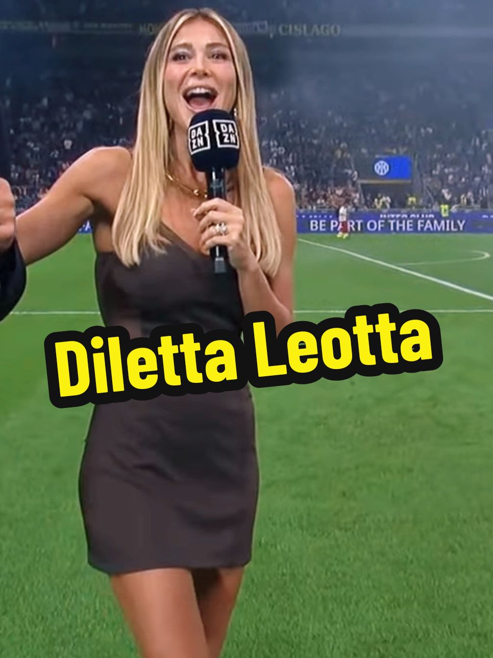 Diletta Leotta on Sunday 🔥 @Diletta Leotta #DilettaLeotta #MiniDress #Boots #WOW 