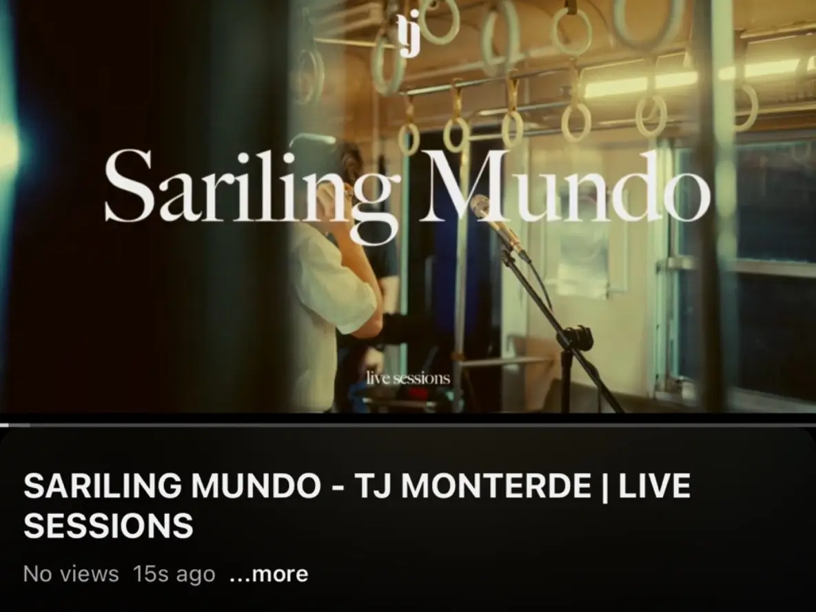 Stream now Sariling Mundo Live sessions on YouTube “TJ Monterde”!!✨ @TJ Monterde  #tjmonterde #TJMonterde #sarilingmundo #foryoupage 