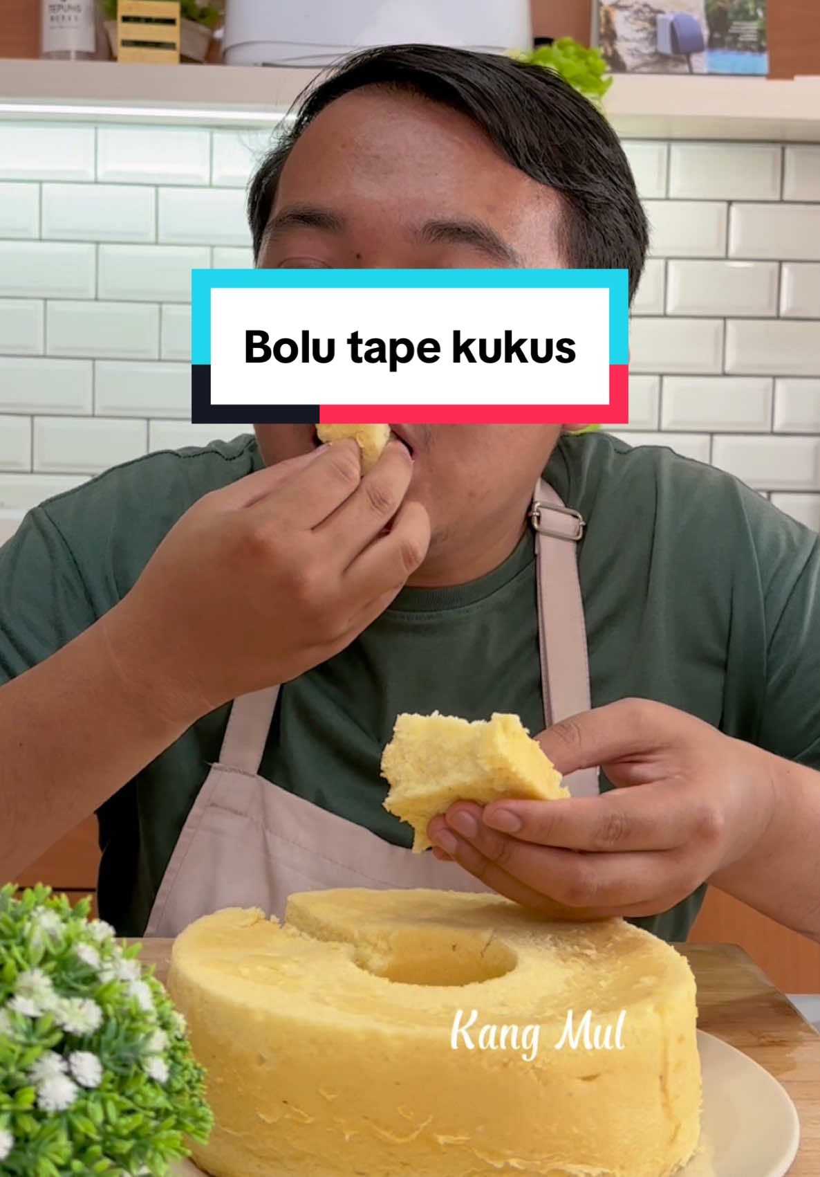 Ternyata Bolu Tape versi kukus gak kalah enaknya sama yang versi panggang ❗️ #kangmul #reseptiktok #cemilansimple #bolutape #KemurnianSantan  #KaraSantan #SunKara110ml #PasUntukKeluarga #PastiPas 