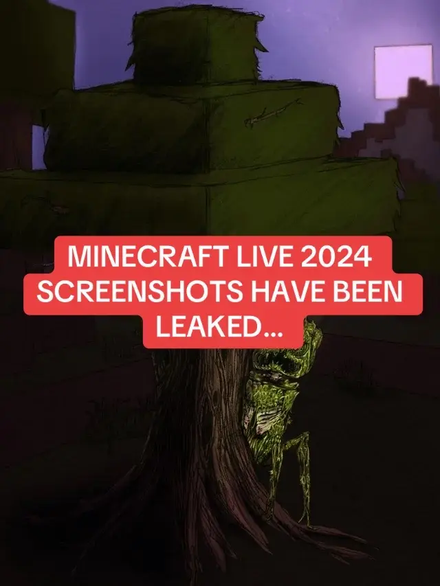 Minecraft live 2024 has had leaked screenshots just days before its premiere. These screenshots show the originally leaked Biome “The Pale Garden”, and its hositle inhabitant “The Creaking”. What do we think?  . . . . #fyp #fypage #Minecraft #gaming #leak #videogame #minecraftlive2024 #scary #horror #viral 