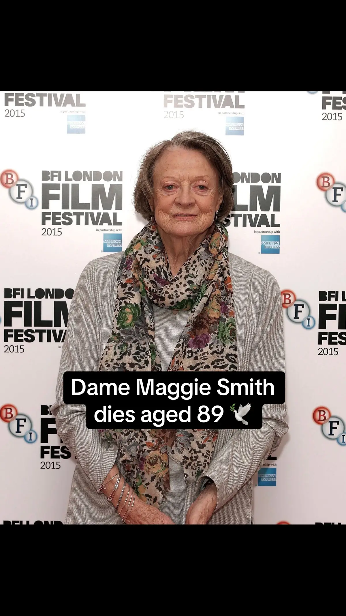 RIP Maggie 🕊️ #maggiesmith #maggiesmithtok #harrypotter #downtonabbey #breakingnews #newstok #filmtok #fyp 