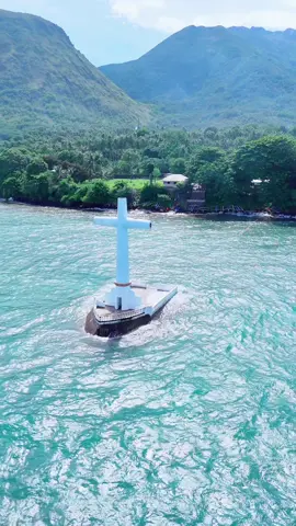 The Sunken Cemetery of Camiguin - In the 1870s, a volcano near this place erupted and caused the cemetery along with the capital city surrounding it to sink below sea level. #sunkencemetery #LifeIsGood #camiguinisland #fypシ゚  #foryoupage  #fyp #foryou #LoveThePhilippines #camiguin 