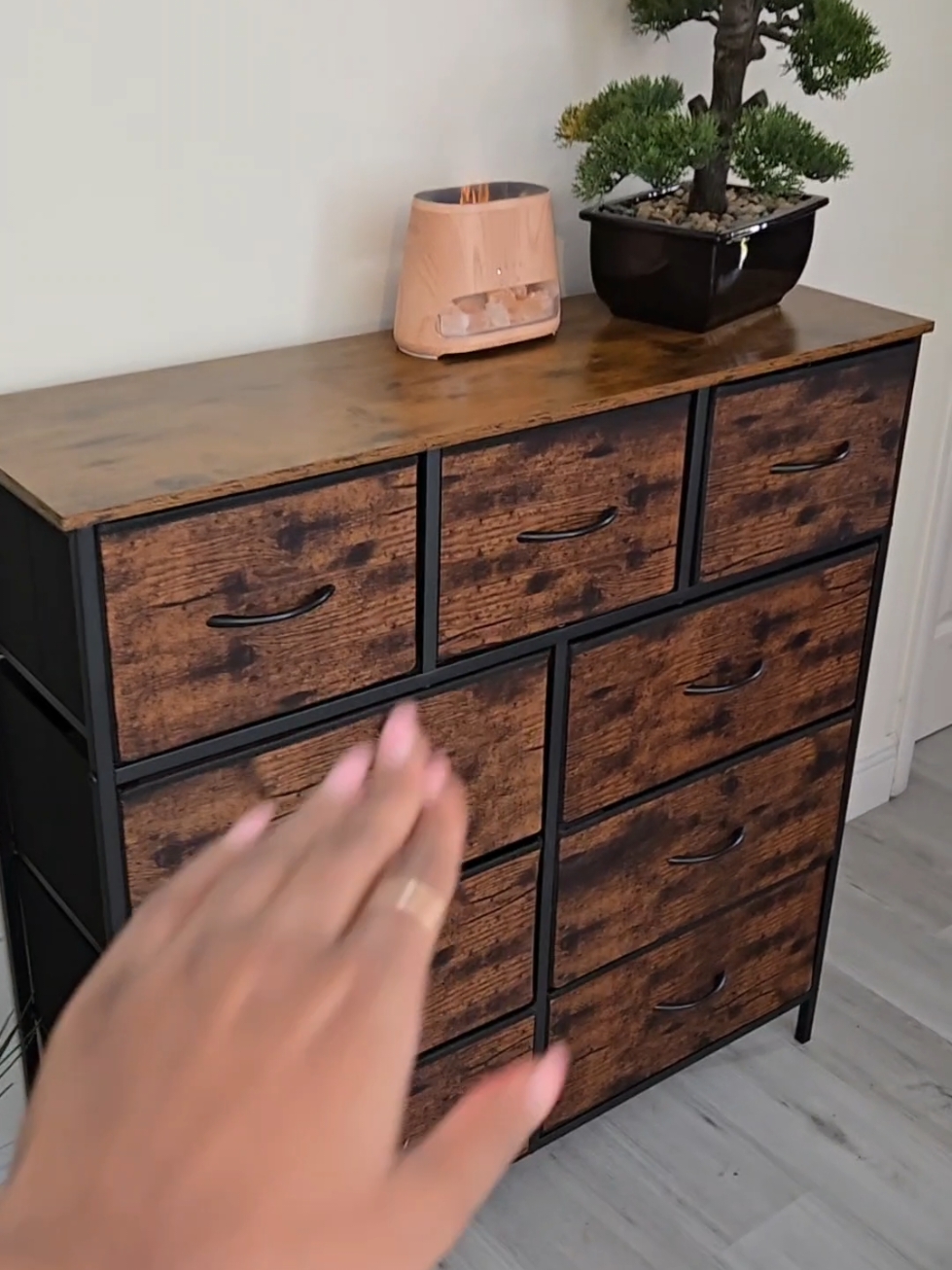 Replying to @12355468_  what is meant for me will find its way and I'm good either way 😊 have the day you deserve babe ✨ #dresser #fy #creativesearchinsights #homedecor #9drawerdresser #musthaves 
